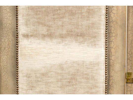 Six Panel Upholstered Room Divider Screen