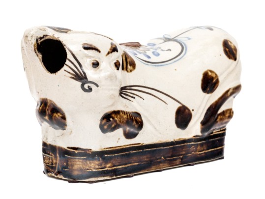 Chinese Hand-painted And Glazed Ceramic Pillow