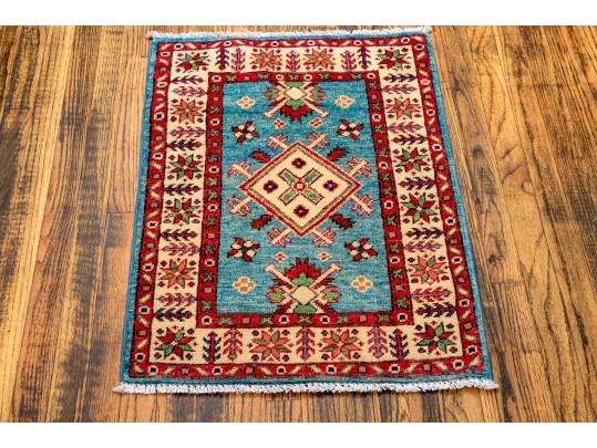 Hand Knotted Wool Pakistan Kazak, 2' X 3', New