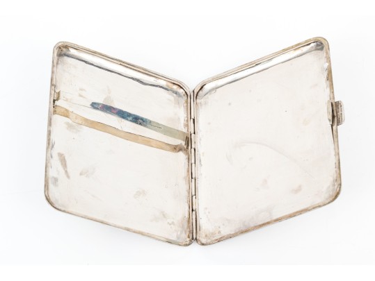 Thai Silver Cigarette Case   2.785 Troy Ozs. 