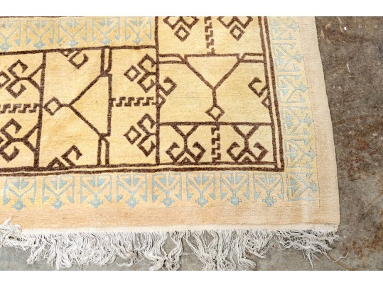 Hand-Knotted Wool Arts And Crafts Style Carpet, 11'-3