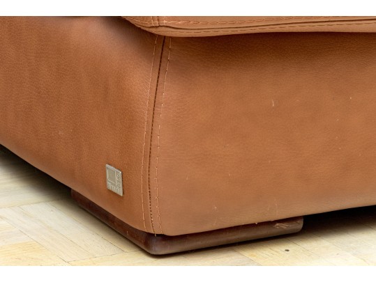 Bianchi & Co. Italian Leather Loveseat Sova