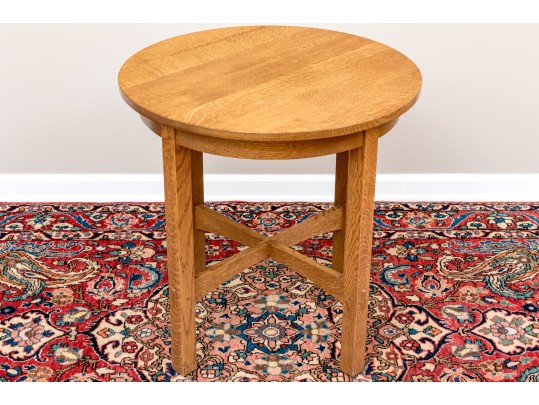 Stickley Mission Circular Side Table