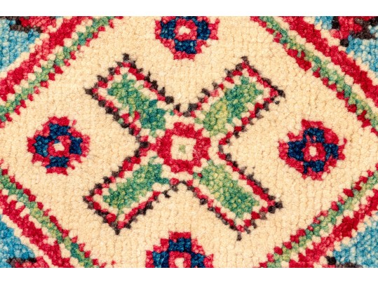 Hand Knotted Wool Pakistan Kazak, 2' X 3', New