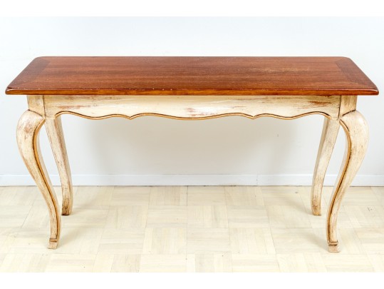 Quality Painted Louis XV Style Console