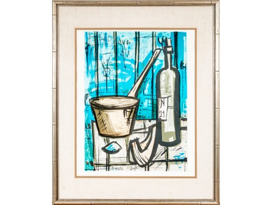Bernard Buffet Lithographic Print, Still Live