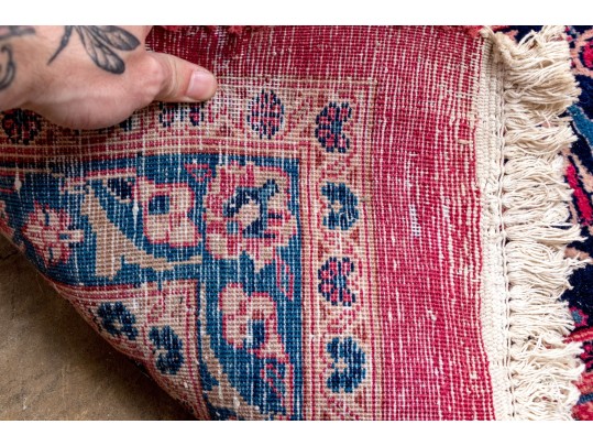 Hand-knotted Wool Tabriz Carpet, 12'-7