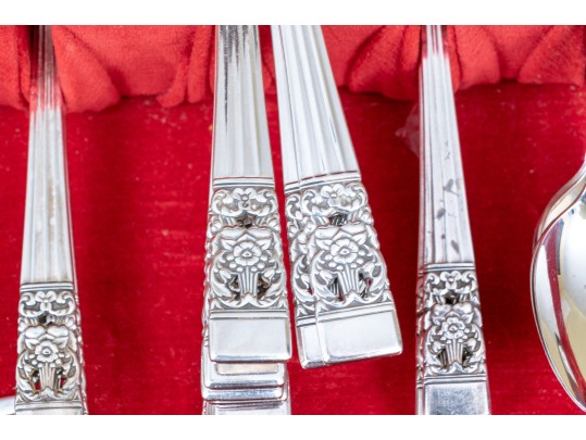 Community Silver Plated Flatware Set With Storage Box