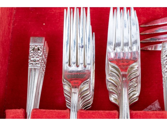 Community Silver Plated Flatware Set With Storage Box
