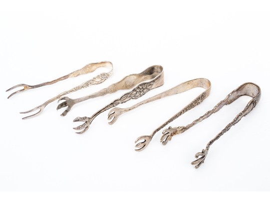 Group Of Sterling Silver And Other Servers