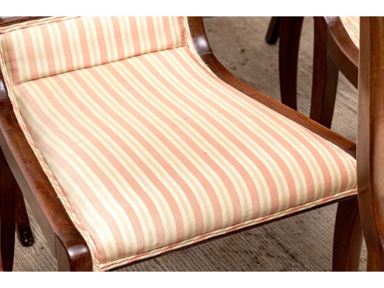 Assembled Set Of Eight Dining Chairs