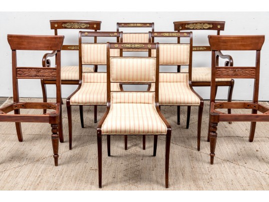 Assembled Set Of Eight Dining Chairs