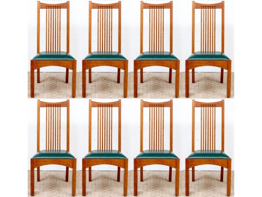 Set Of Eight Stickley Mission Side Chairs
