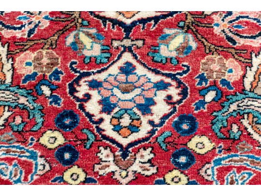 Hand-Knotted Wool Accent Carpet, 6'-11