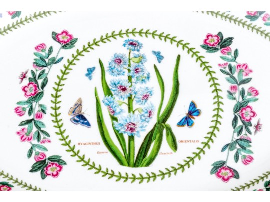 Set Of Six Portmeirion Botanical China Platters- 