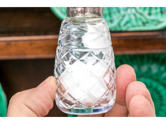 Set Of Four Waterford Crystal Salt And Pepper Casters