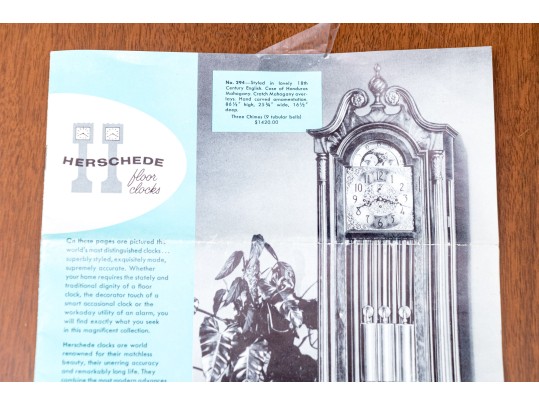 Antique Herschede Five Tube Tall Case Clock