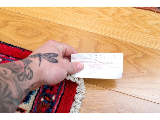 Vibrant Hand-Knotted Persian Wool Area Rug, 11'9