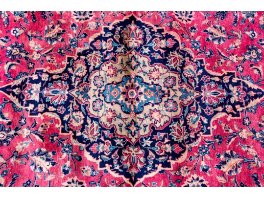 Hand-knotted Wool Tabriz Carpet, 12'-7