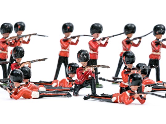 Collection Of Thirty Hand-Painted Lead British Soldiers