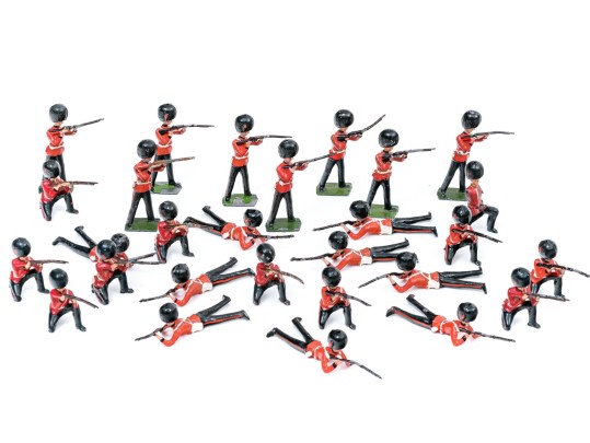 Collection Of Thirty Hand-Painted Lead British Soldiers