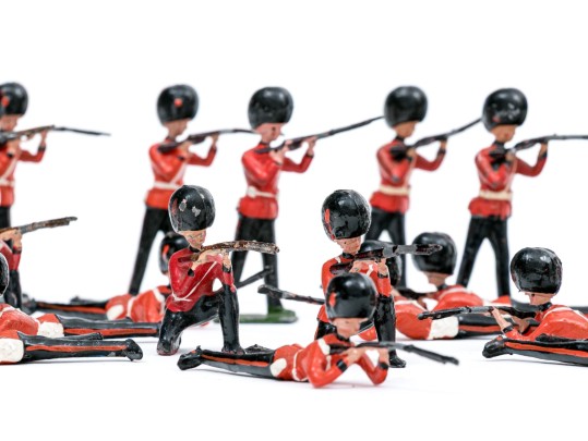 Collection Of Thirty Hand-Painted Lead British Soldiers