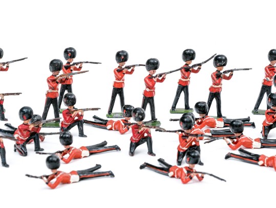 Collection Of Thirty Hand-Painted Lead British Soldiers