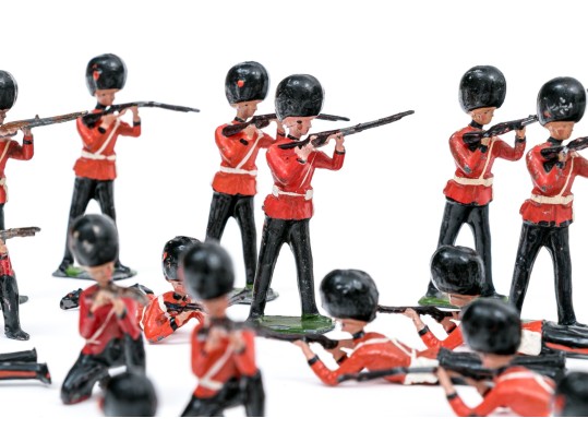 Collection Of Thirty Hand-Painted Lead British Soldiers
