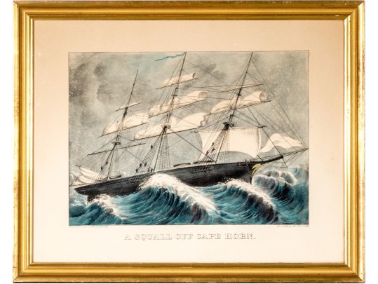 Currier & Ives Published Engraved Print 