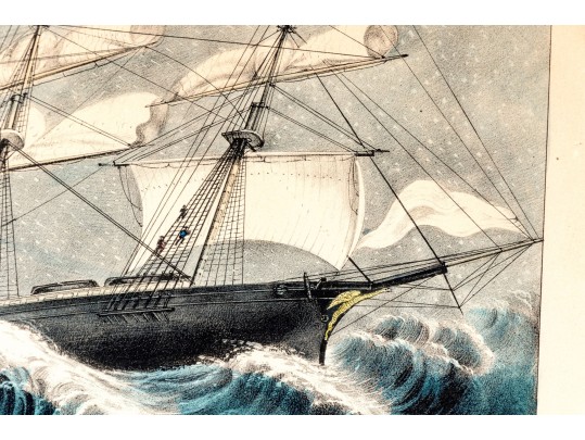 Currier & Ives Published Engraved Print 