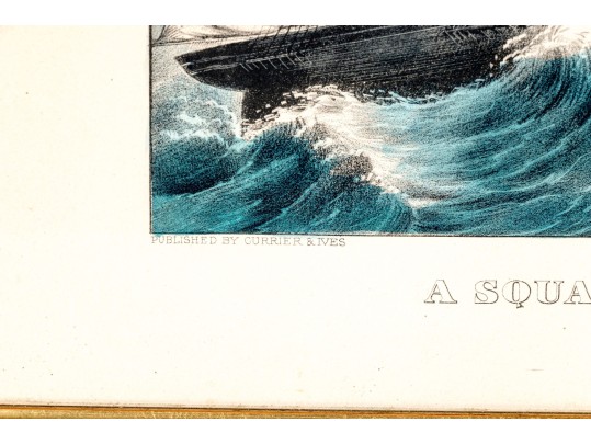 Currier & Ives Published Engraved Print 