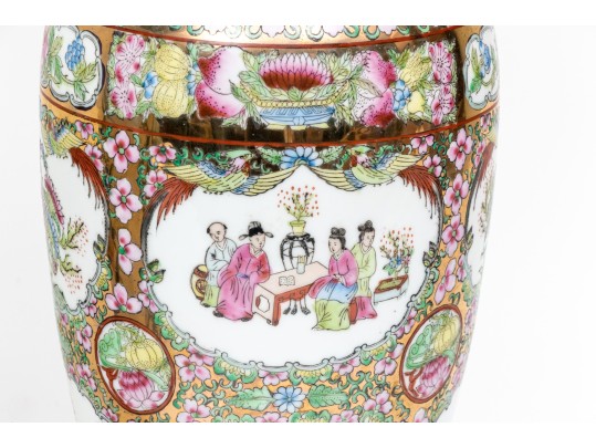 Two Decorative Chinese Porcelain Vases, 20th C. 