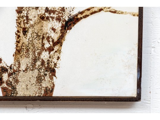 Charming Embellished Giclee Print On Canvas, 