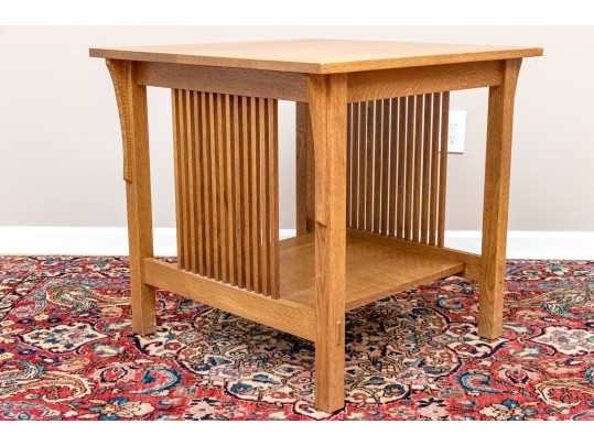 Stickley Oak Mission Side Table