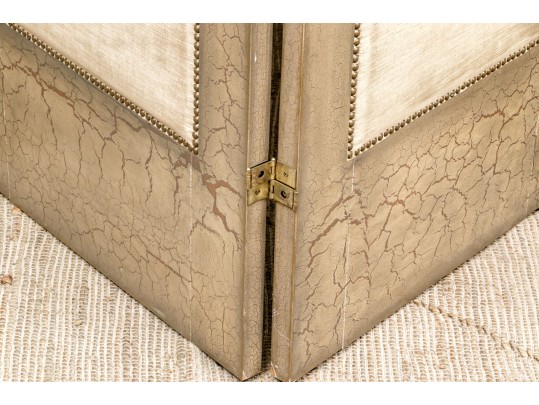 Six Panel Upholstered Room Divider Screen