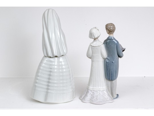 Lladro And Nao Porcelain Figurines