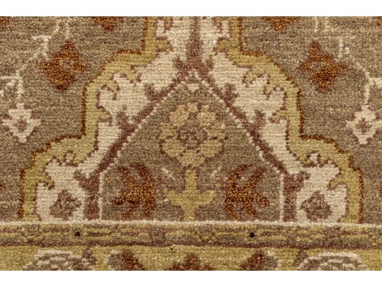 Arts And Crafts Style Hand Knotted Wool Mat, 2' X 3', New