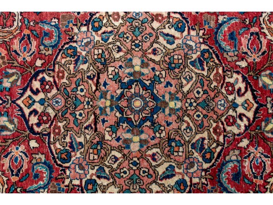 Hand-Knotted Wool Accent Carpet, 6'-11