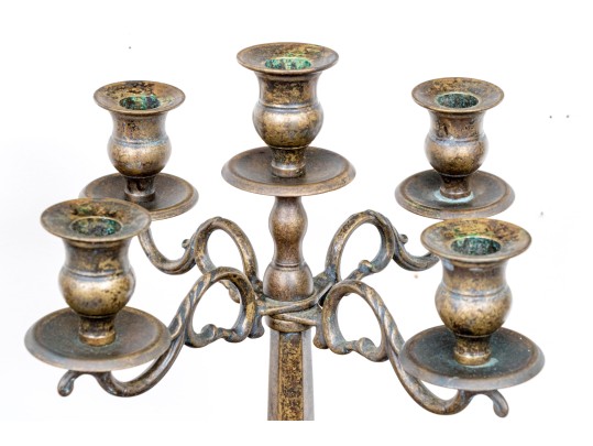 Pair Of Five Light Candelabra