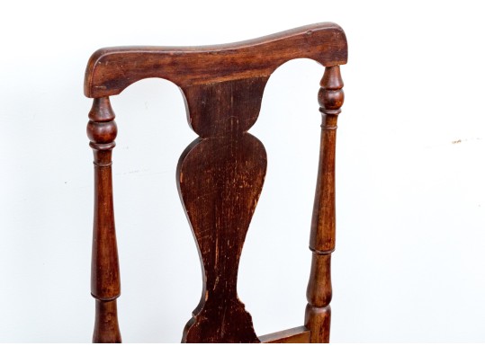 Assembled Group Of Three Side Chairs With Rush Seats