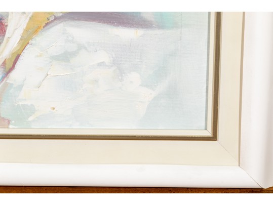 Signed Acrylic On Canvas, Abstract