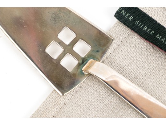 Vintage Josef Hoffmann Design Wiener Silber Maufactur Sterling Silver Cake Server    3.800 Troy Ozs.