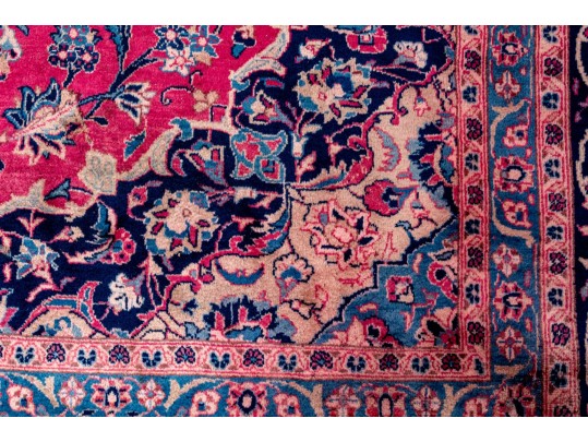 Hand-knotted Wool Tabriz Carpet, 12'-7