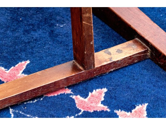 Set Of Six Antique Federal Mahogany And Satinwood Banded Dining Chairs, Ca. 1810