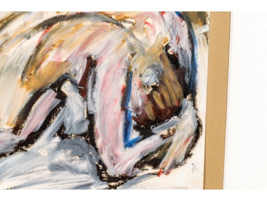 Allan Rubin, Mixed Media On Paper, Figural