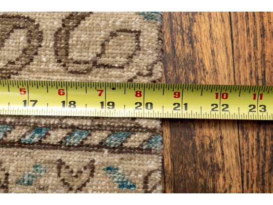 Hand Knotted Wool Pakistan Kazak Mat, 1'-8