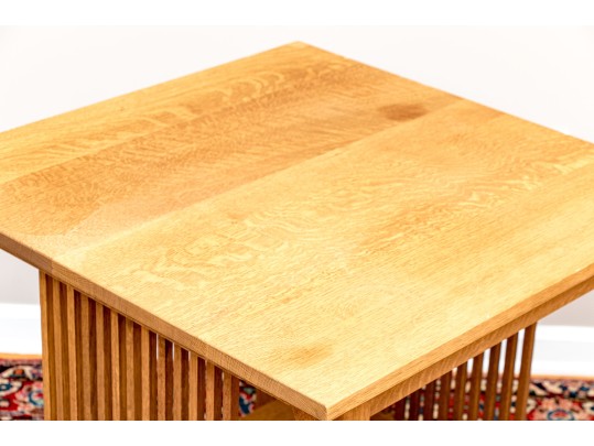 Stickley Oak Mission Side Table