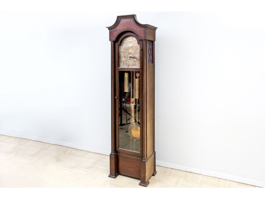 Antique Herschede Five Tube Tall Case Clock