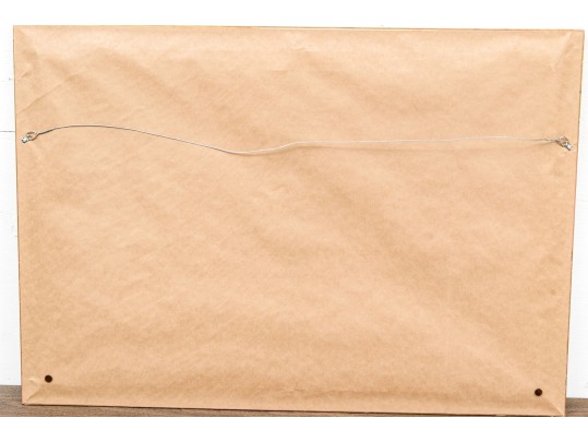 Signed Gilt Framed Oil On Canvas, Bright Regatta