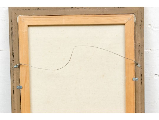 Signed Oil On Canvas, Sailing In Summer